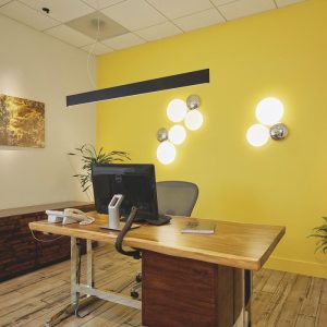 Lighting office ideas fixture light room illumination dramatic focal function doesn always point create only